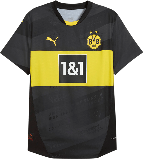 PUMA Borussia Dortmund 24/25 Authentic Away Soccer Jersey