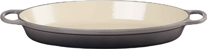 3-Qt. Cast Iron Oval Baker