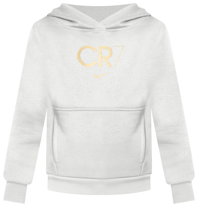 CR7 Club Fleece Sudadera con gorro de fútbol para niños talla grande