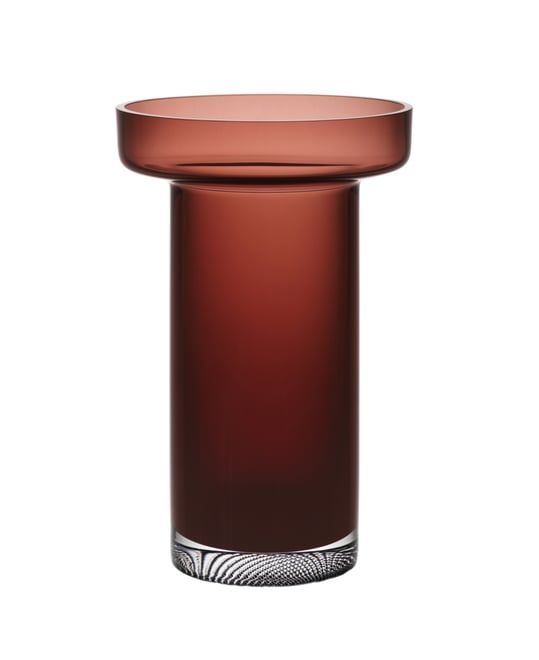 9" Limelight Tall Crystal glass Vase