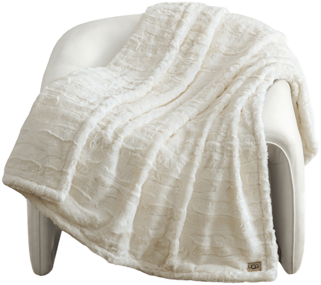 Valor Textured Faux Fur Throw, 50" x 70"