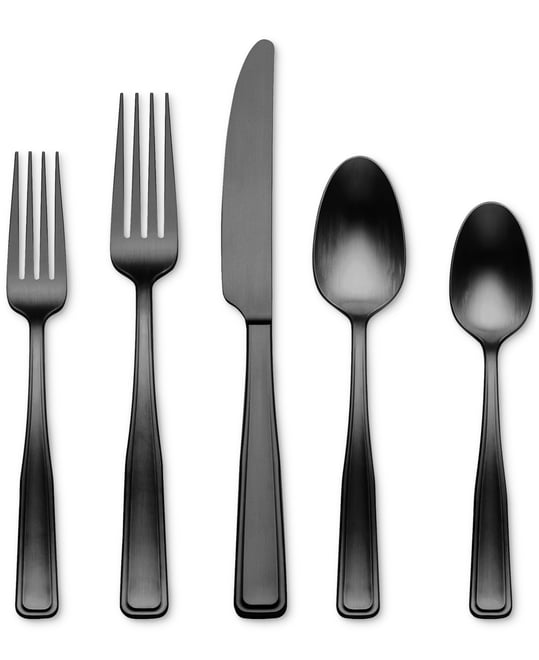 Reid Black 20-Pc. Flatware Set, Service for 4