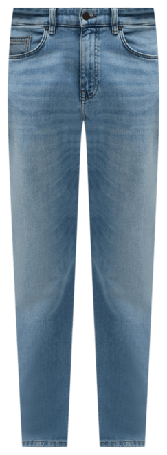 Boss by  Men's Delaware Slim-Fit Bright-Blue Jeans