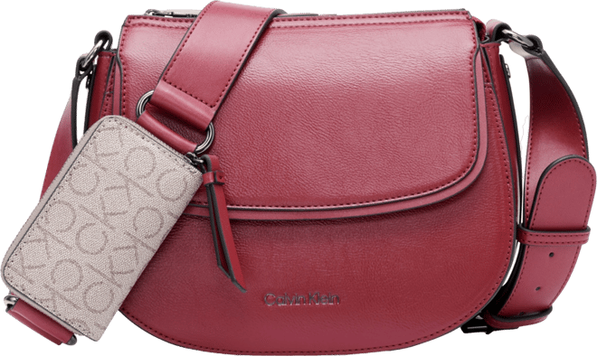 Calvin klein red crossbody bag on sale