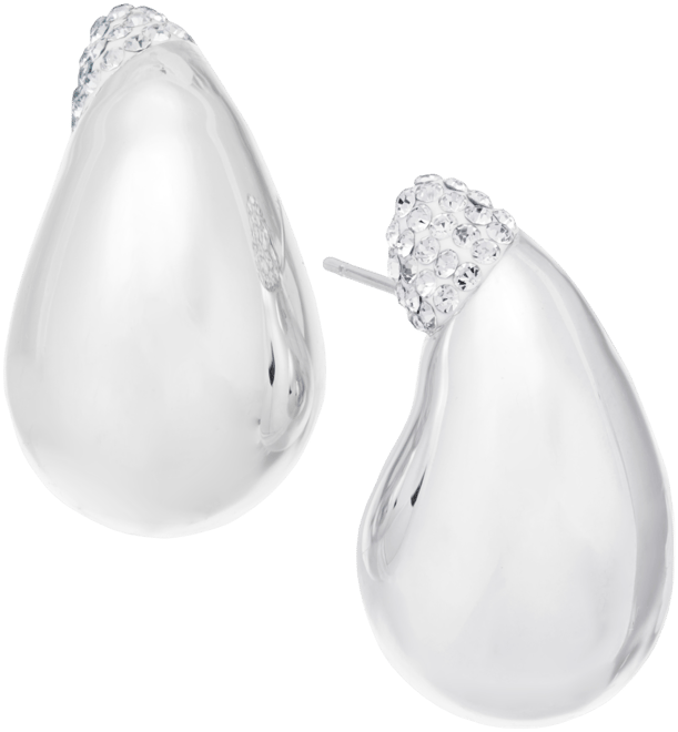 Clear Crystal Chili Pepper Earring