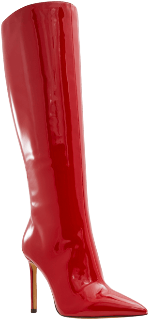 Aldo shiny boots shop