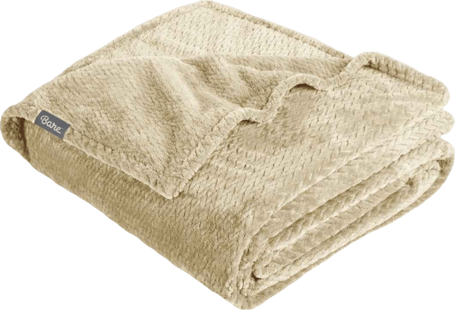 Textured Micro plush Fleece King/California King Blanket