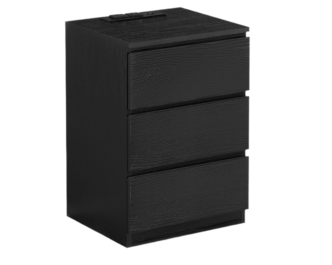 Nightstand with Charging Station for Convenient Power Access and Sleek Design