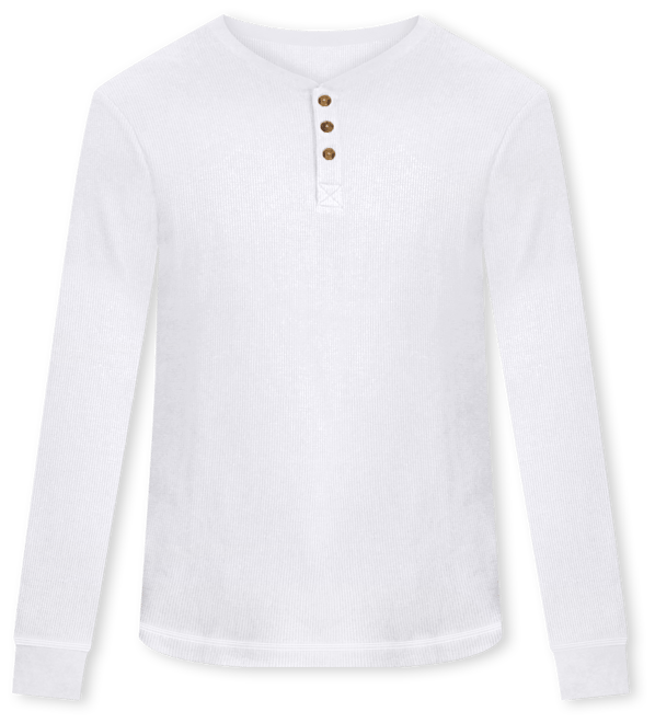 Men's Thermal Long-Sleeve Henley, Created for Macy's