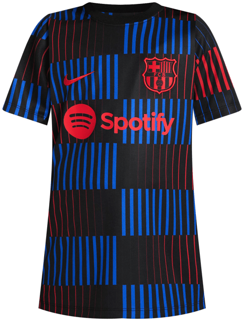 F.C. Barcelona Academy Pro Away Older Kids' Nike Dri-FIT Football Pre-Match Short-Sleeve Top