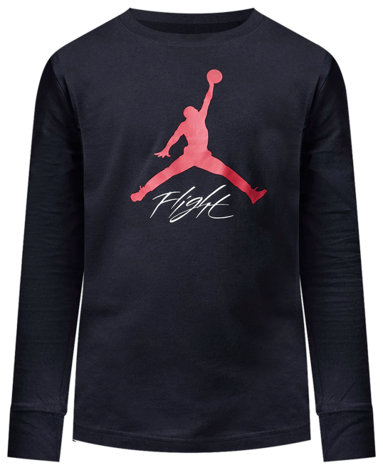 Jordan Big Kids' Baseline Flight Long Sleeve T-Shirt