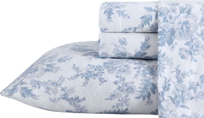 Cotton Flannel 4-Piece Sheet Set, King