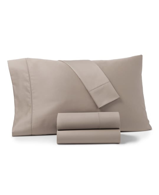 Solid 550 Thread Count 100% Cotton 4-Pc. Sheet Set, King, Exclusively at Macy's