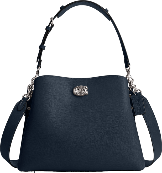 COACH Pebble Leather Willow Shoulder Bag with Convertible Straps Macy s