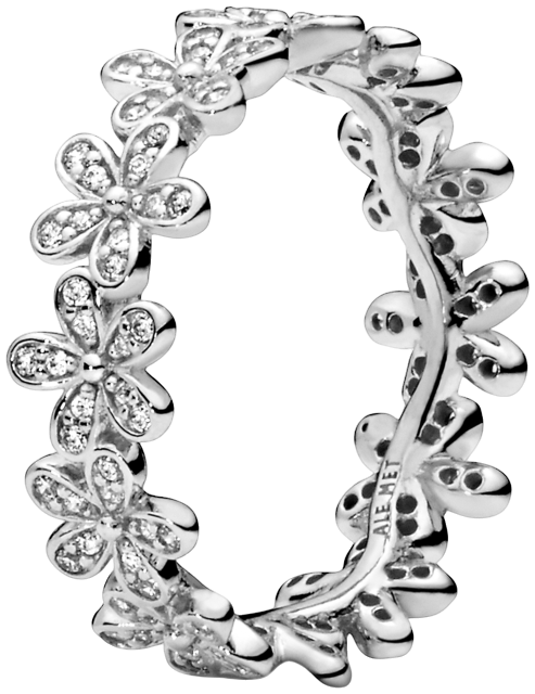 Cubic Zirconia Moments Daisy Flower Ring