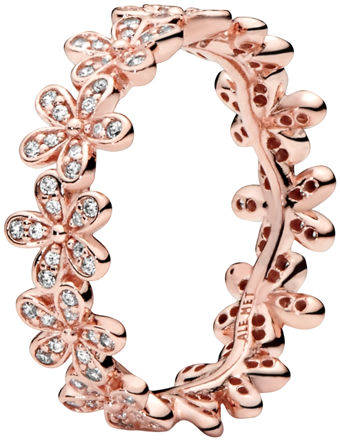 Cubic Zirconia Moments Daisy Flower Ring