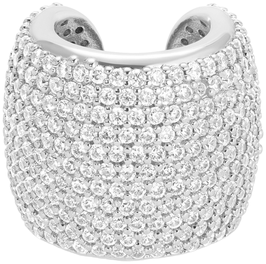 Crystal Statement Chunky Cuff Earrings