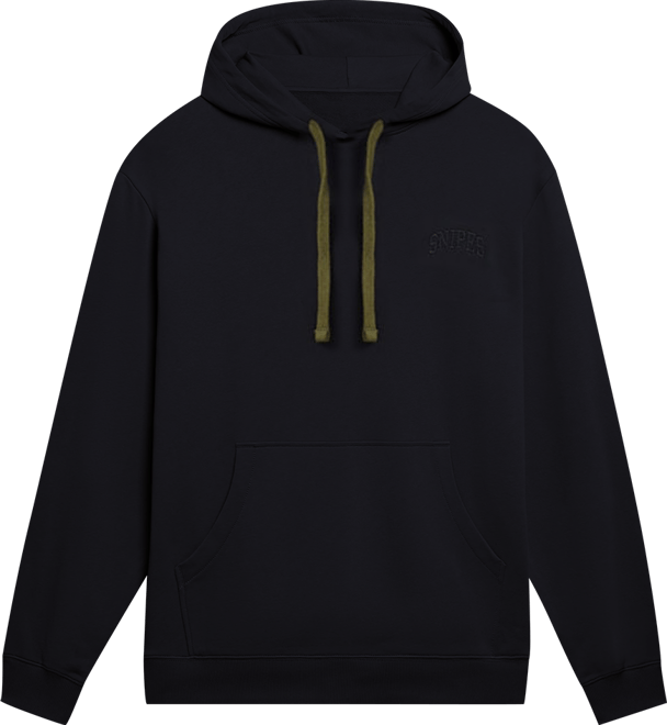 Shop SNIPES Contrast Oversized Hoodie SNQ324003M-BLK black