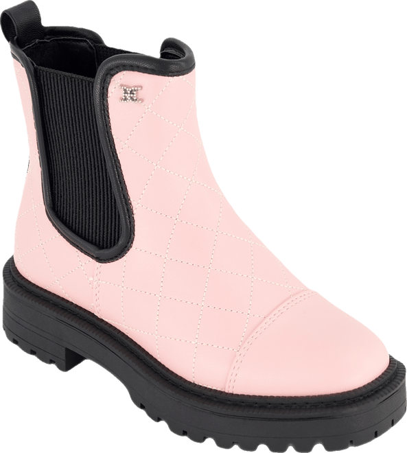 Little and Big Girls Lucianna Quilt Moto Boot
