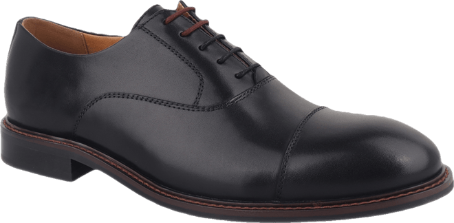 Men's Ashtonn Cap-Toe Leather Oxford Dress Shoes, Created for Macy's