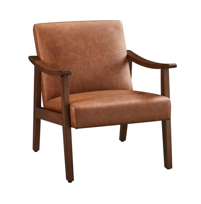 Modern Accent Chair Mid-Century Upholstered Armchair