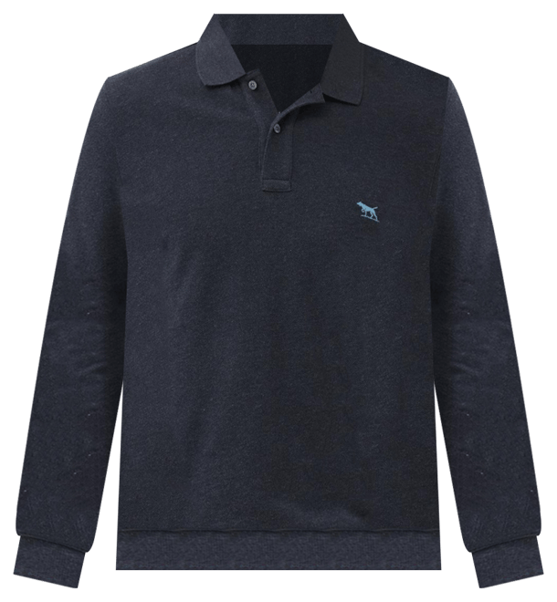 Men's The Gunn Long Sleeve Slim Fit Polo Shirt