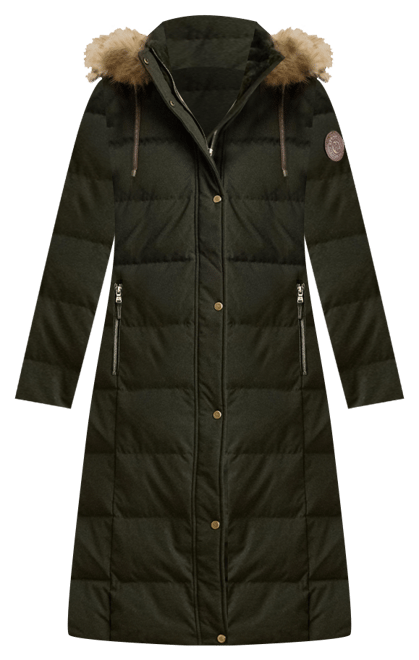 Lauren Ralph Lauren Women's Maxi Faux-Fur-Trimmed Hooded