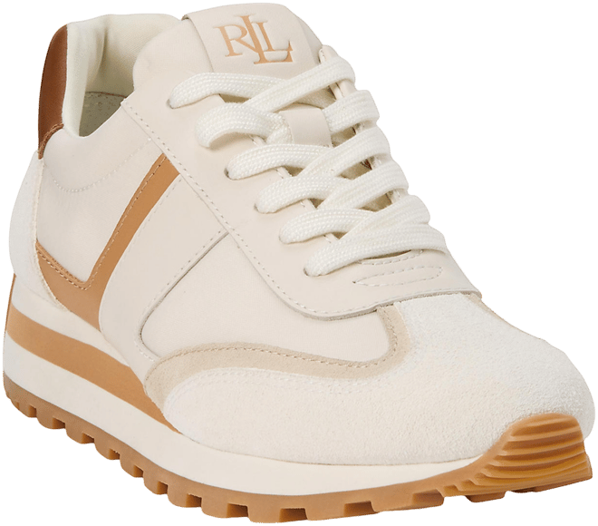 Lauren Ralph Lauren Women's Dani Lace-Up Sneakers - Macy's