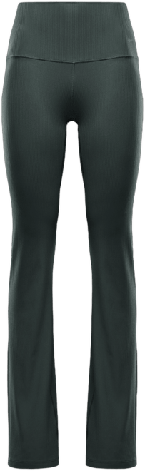 Nike Zenvy Rib Leggings in voller Länge mit hohem Bund und ausgestelltem Bein (Damen)