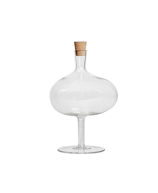 9'' Bod Bottle Crystal Glass Vase