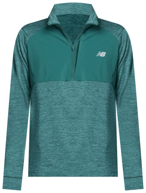 New Balance Homme RC Essential Heat Grid 1/2 Zip