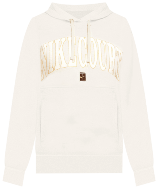 NikeCourt Heritage Sudadera con gorro de tenis Dri-FIT de tejido Fleece para hombre
