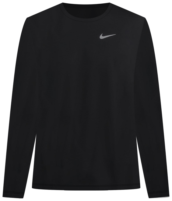 Nike Miler Playera de running de manga larga Dri-FIT UV para hombre