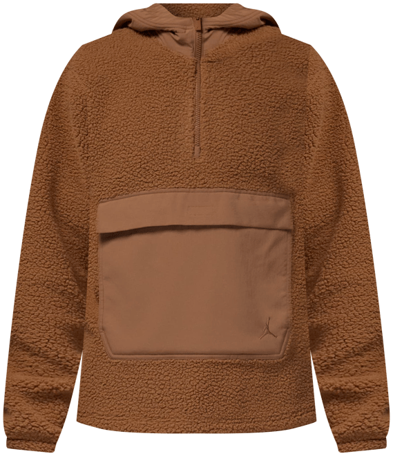 Jordan Flight Sudadera con gorro sin cierre de tejido Fleece grueso para hombre