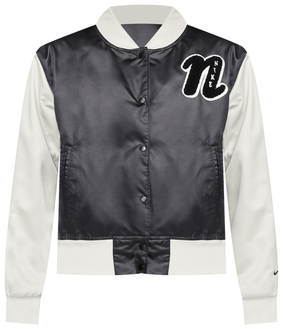 Nike Sportswear Chamarra universitaria para niña
