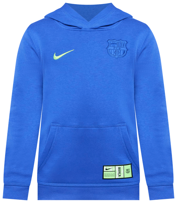 FC Barcelona Club Üçüncü Nike Genç Çocuk (Erkek) Futbol Kapüşonlu Sweatshirt'ü