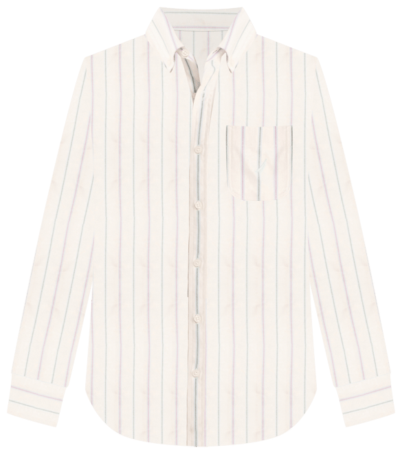 Men's Classic-Fit Stripe Button-Down Oxford Shirt