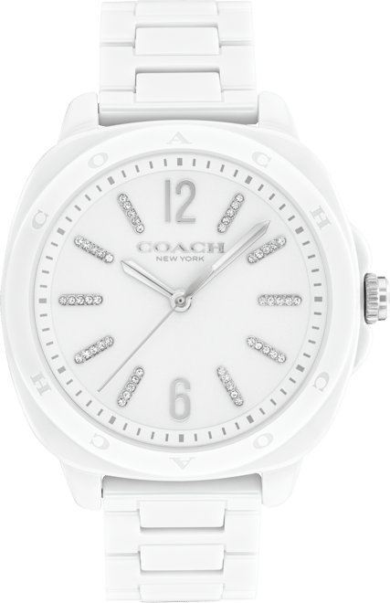 Women's Kitt White Ceramic Bracelet Watch 38mm