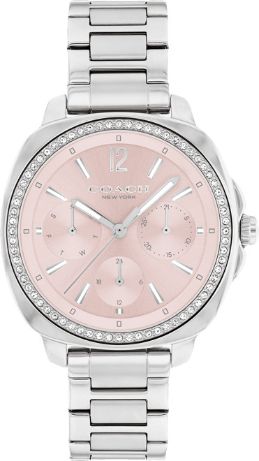 Women's Kitt Silver Stainless Steel Bracelet Watch 34mm