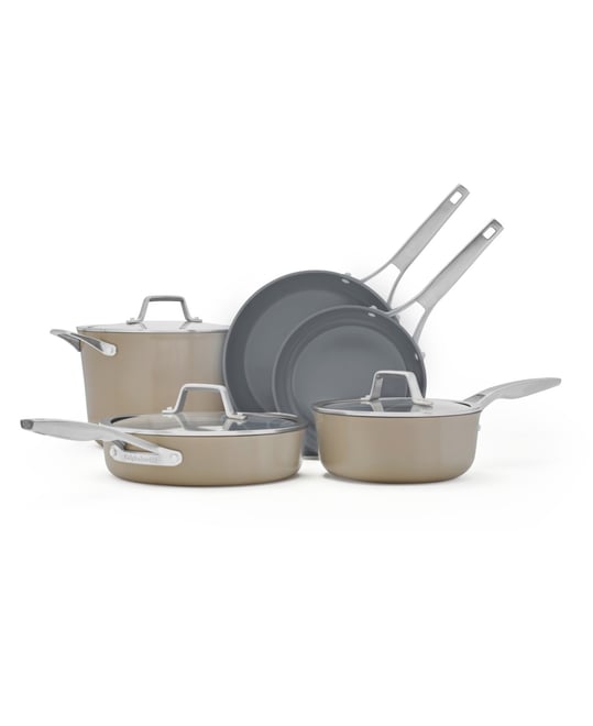 Premier Ceramic Nonstick 8-Piece Cookware Set