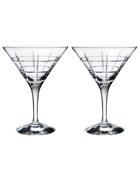 Set of 2 Street Martini Glasses