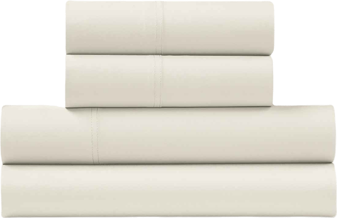 1200 Thread Count 100% Cotton Sateen 4-Pc. Sheet Set, Queen