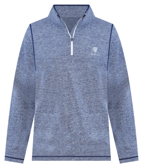 Men's Seamless Knit Quarter Zip Sweatshirt