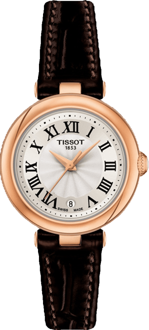 Women's Swiss Bellissima Brown Leather Strap Watch 26mm