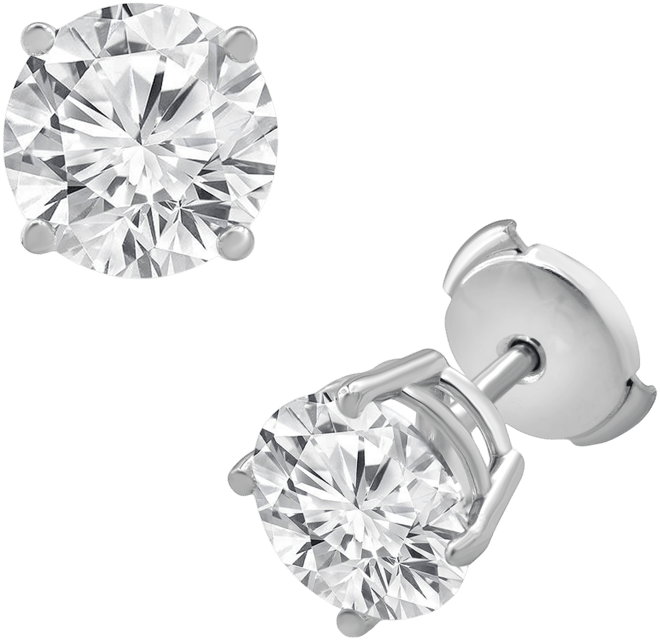 Certified diamond stud earrings shop