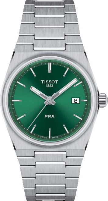 Unisex Prx Silver-Tone Stainless Steel Bracelet Watch 35mm