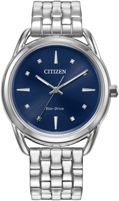 Eco-Drive Women's Dress Classic Stainless Steel Bracelet Watch 36mm