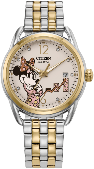 Citizen Eco-Drive Women's Disney Empowered Minnie Mouse Two-Tone