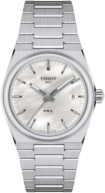 Women's Swiss Prx Stainless Steel Bracelet Watch 35mm