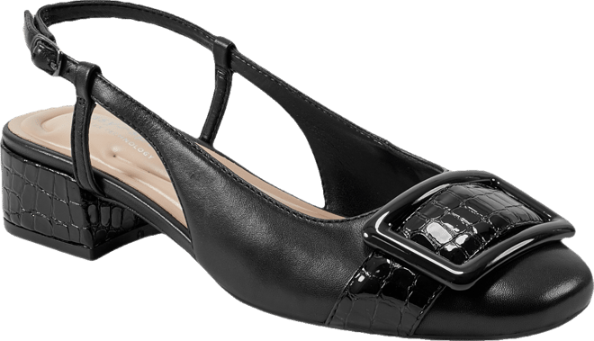 Women's Eflex Jola Block Heel Slingback Dress Pumps